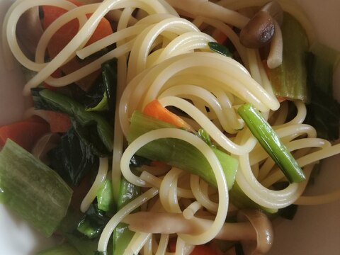 野菜たっぷりパスタ